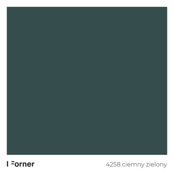 4258 ciemnozielony Velvet ultramatt Forner