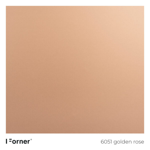 płyta metaliczna Forner 6051 golden rose
