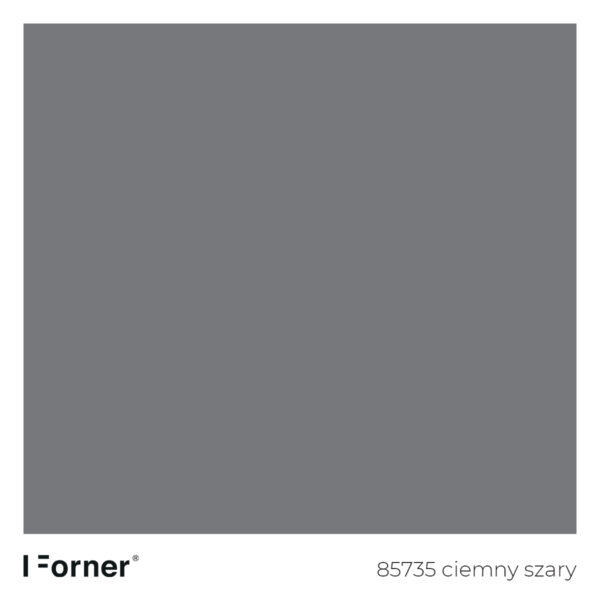 próbka koloru 85735 ciemny szary - akrylowe płyty meblowe supermat SR Forner