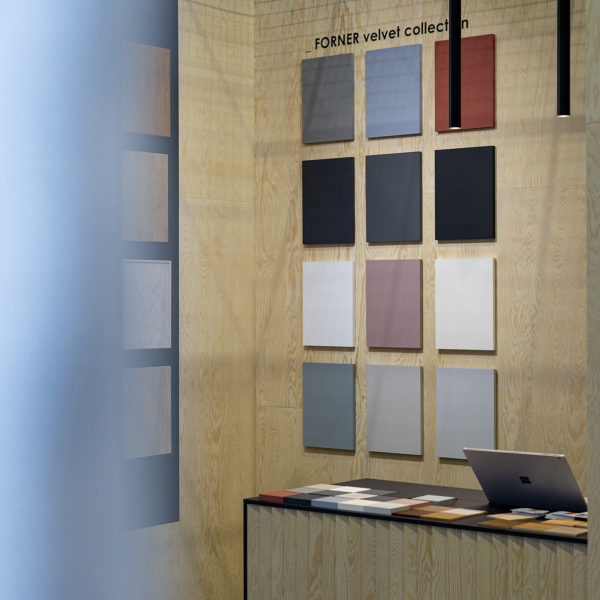 kolorystyka płyt Velvet ultramat Forner do kuchni Ikea na stoisku Projekt Deska