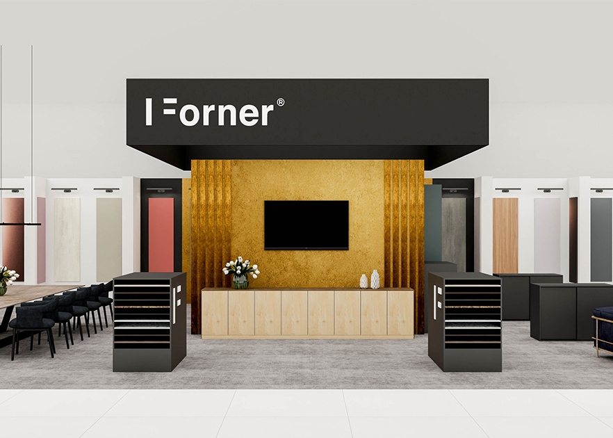 projekt ekspozycji Forner na Warsaw Home & Contract